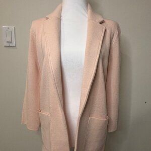 NWT J. Crew Pink Wool Sweater Blazer